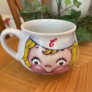 Vintage 2000 Campbells Soup Face Round Mug